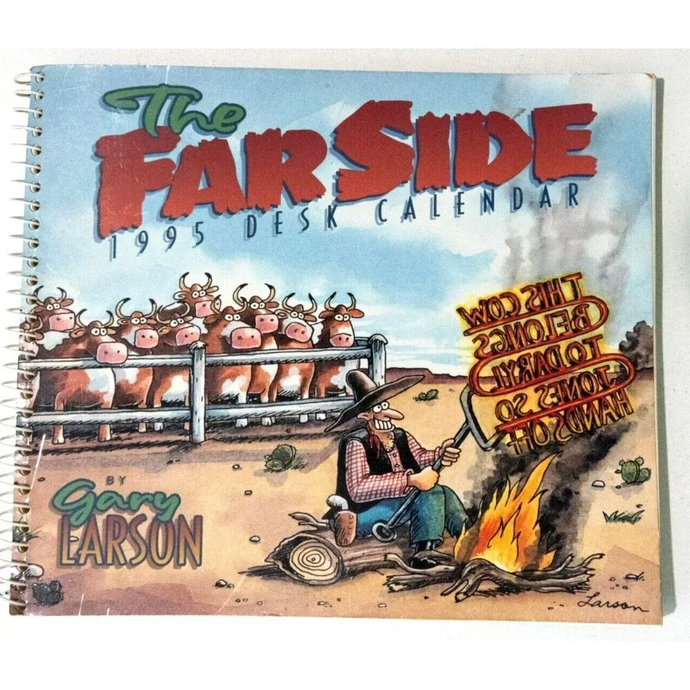 The Far Side 1995 Desk Calendar by Gary Larson Published Andrew and McMeel